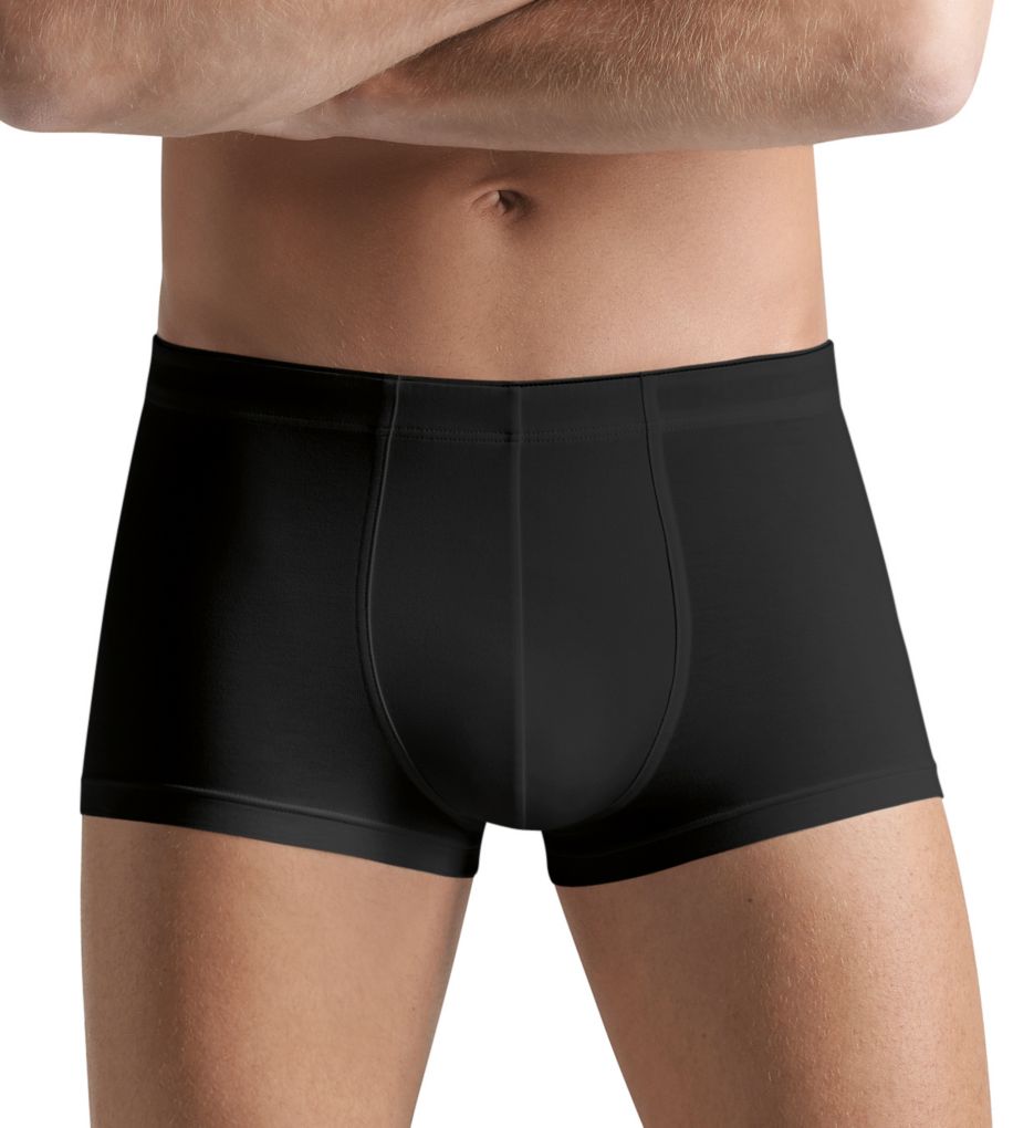 Men's Calida 26065 Focus Cotton Blend Boxer Brief (Black M