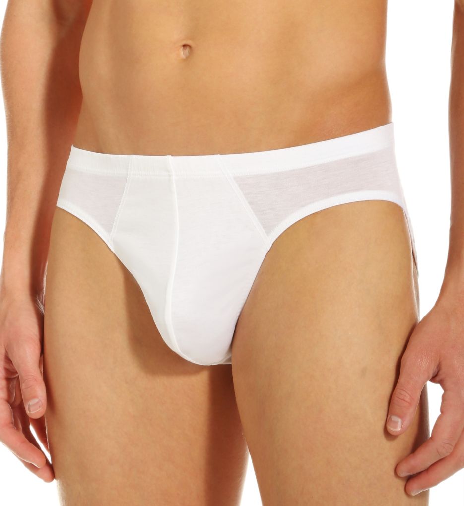 Cotton Sporty Flyless 3/4 Brief by Hanro