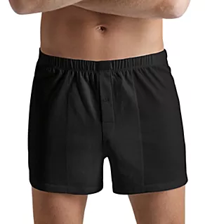 Cotton Sporty Knit Boxer BLK L