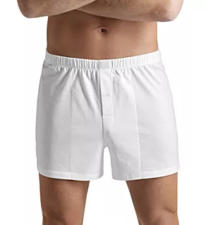 Cotton Sporty Knit Boxer WHT 2XL