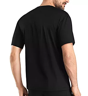 Cotton Sporty T-Shirt BLK 2XL