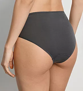 Belen Embroidered High Cut Brief Panty Anchor XS