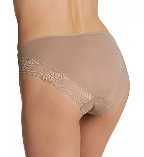 Milea Hi Cut Brief Panty Mocha XL