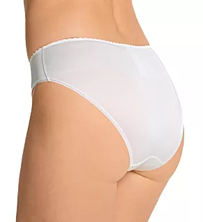 Satin Deluxe Bikini Panty Off White XS