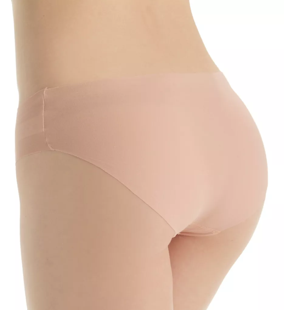 Invisible Cotton Hi Cut Brief Panty Chestnut XL