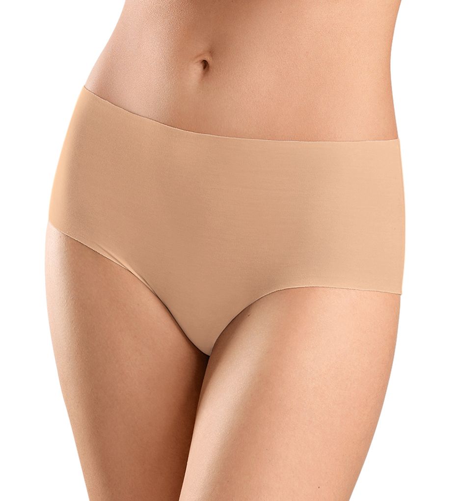 Hanro Women's Invisible Cotton Full Brief Panty in Beige | Size Large | HerRoom.com