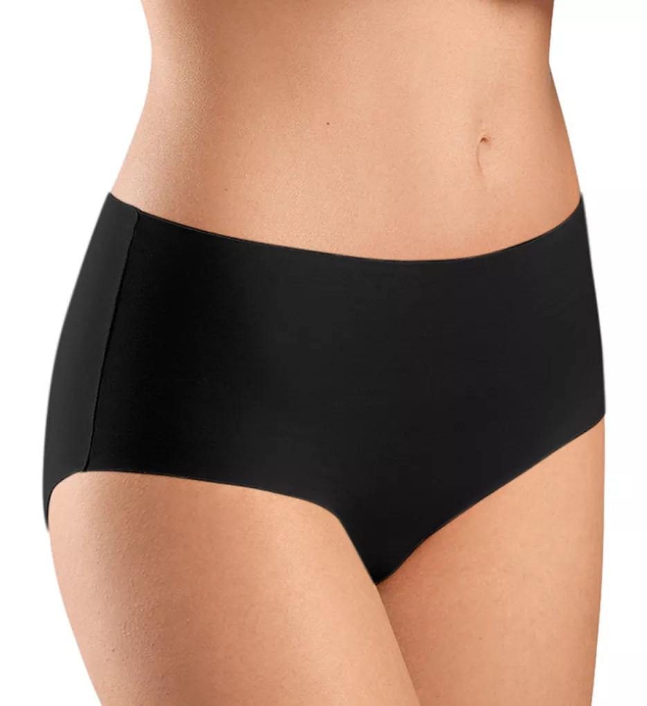 Invisible Cotton Full Brief Panty Black XS