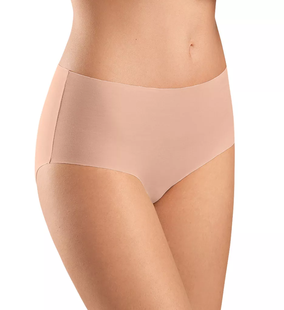 Invisible Cotton Full Brief Panty Chestnut XS