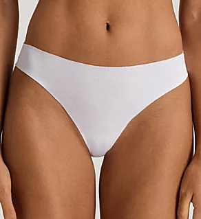 Invisible Cotton Thong Panty White XL