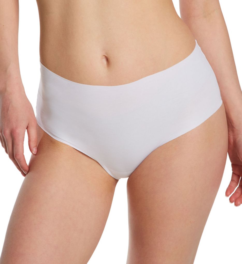 Hanro Women's Invisible Cotton Full Brief Panty in White | Size XL | HerRoom.com