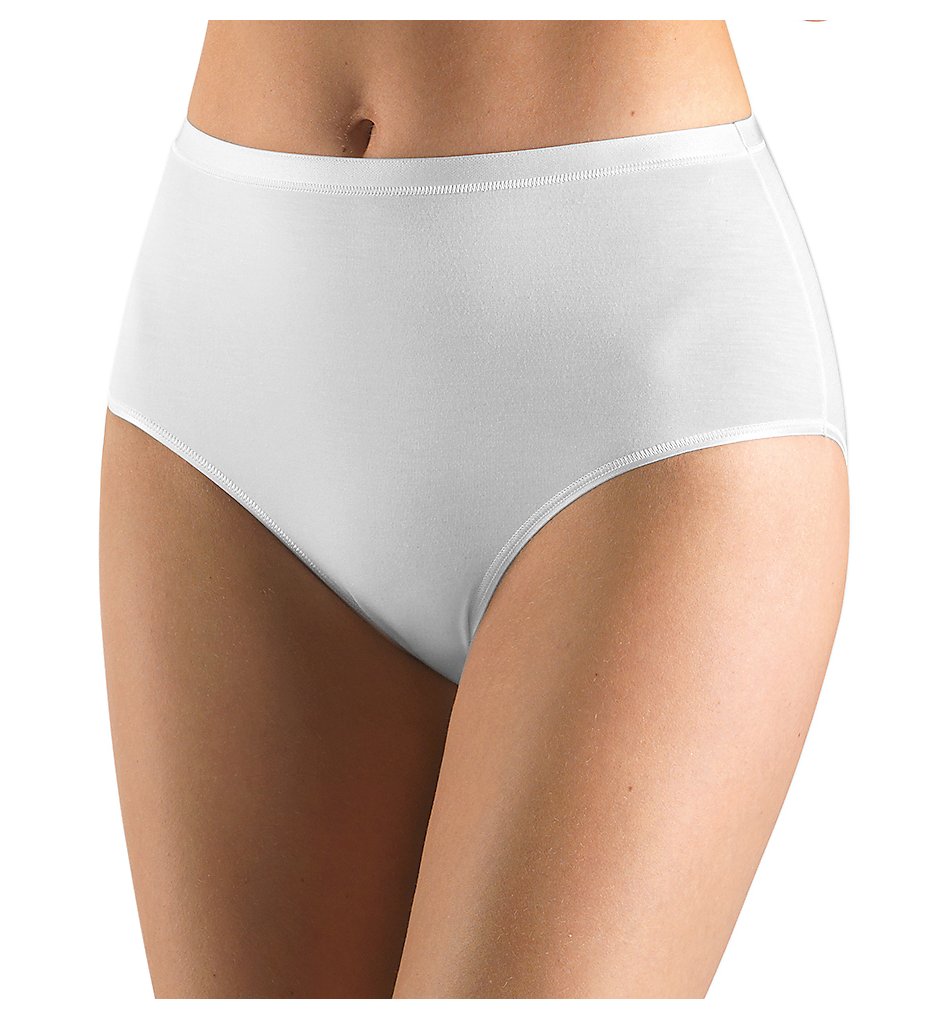 Hanro : Hanro 71254 Soft Touch Full Brief Panty (White XS)