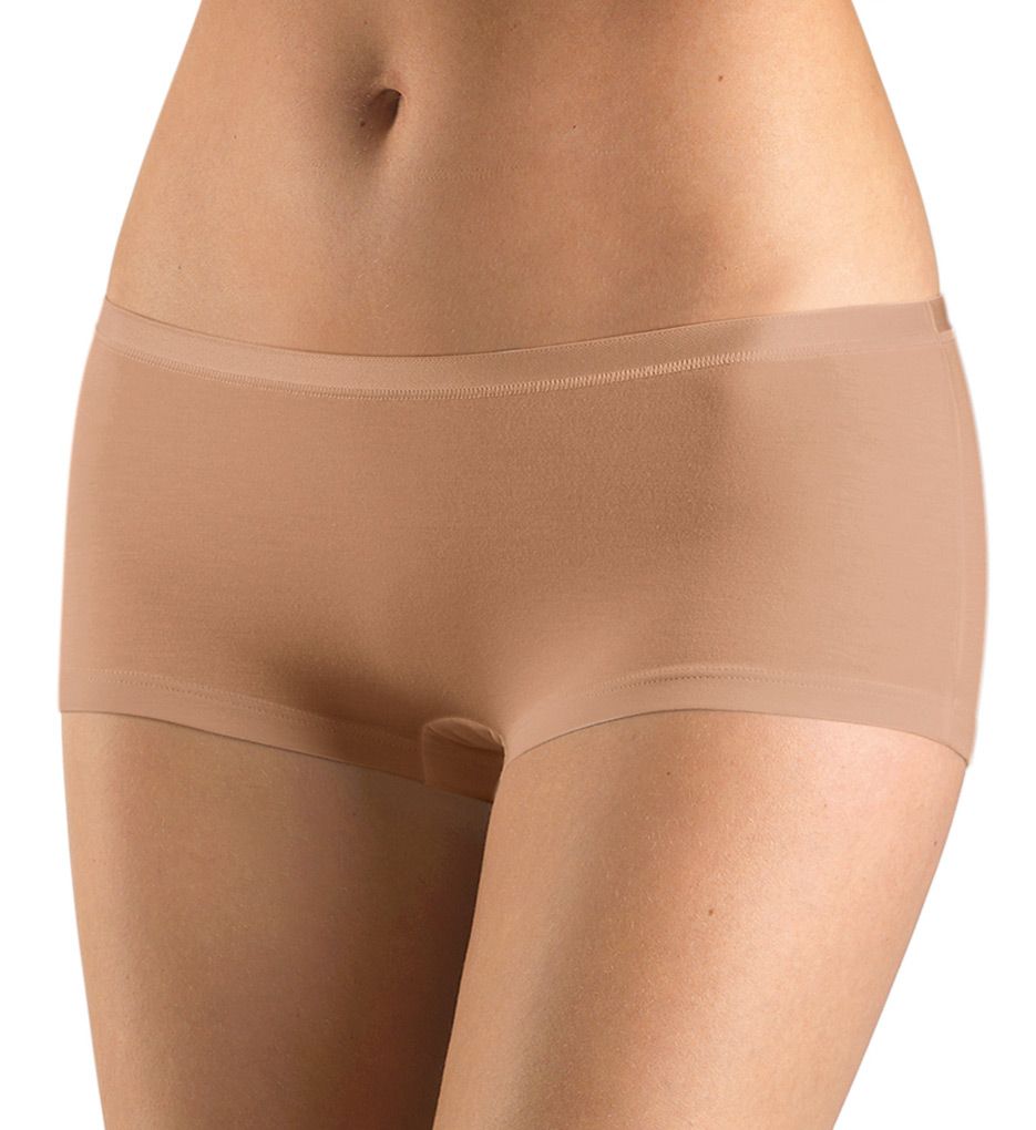 Hanro Women's Soft Touch Hipster Panty in Beige | Size Large | HerRoom.com