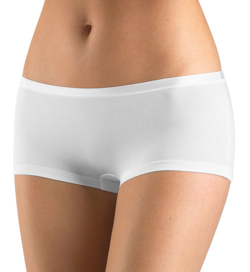 Hanro Women's Soft Touch Hipster Panty in White | Size Small | HerRoom.com