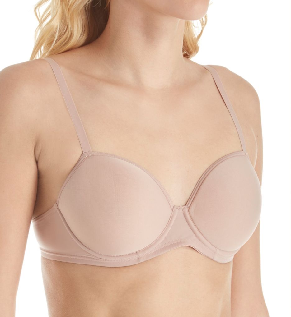 Hanro (2112567) -- Hanro 71293 Smooth Illusion Spacer T-Shirt Bra (Natural 32E)