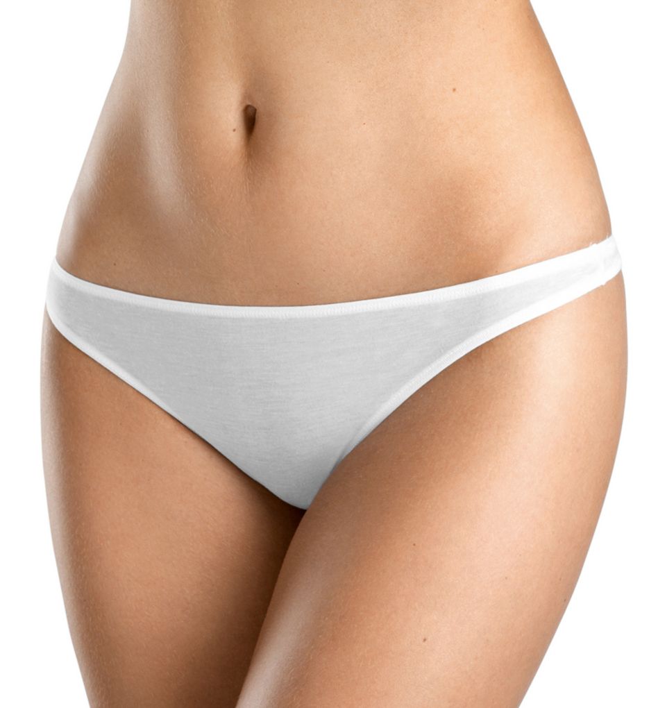 Hanro (1738529): Hanro 71342 Ultralight Thong (White L)