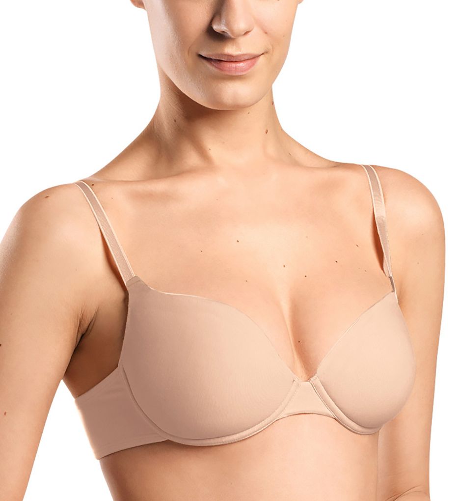 Hanro (1844291): Hanro 71355 Cotton Sensation T-Shirt Bra (Beige 38A)