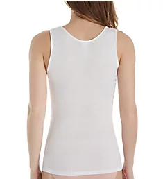 Lace Delight Tank Top White XS