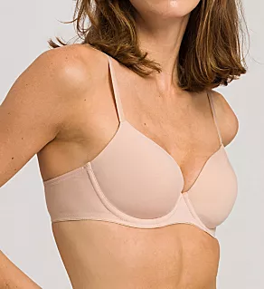 Cotton Sensation T-Shirt Bra Beige 34A