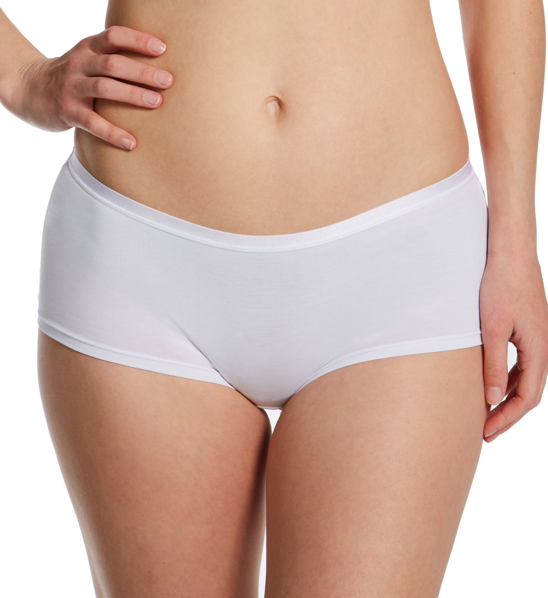 Hanro Cotton Sensation Boyleg Panty White XS  - Image 1