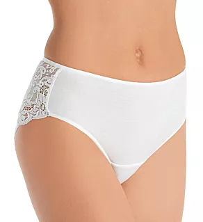 Luxury Moments Hi Cut Brief Panty White XS