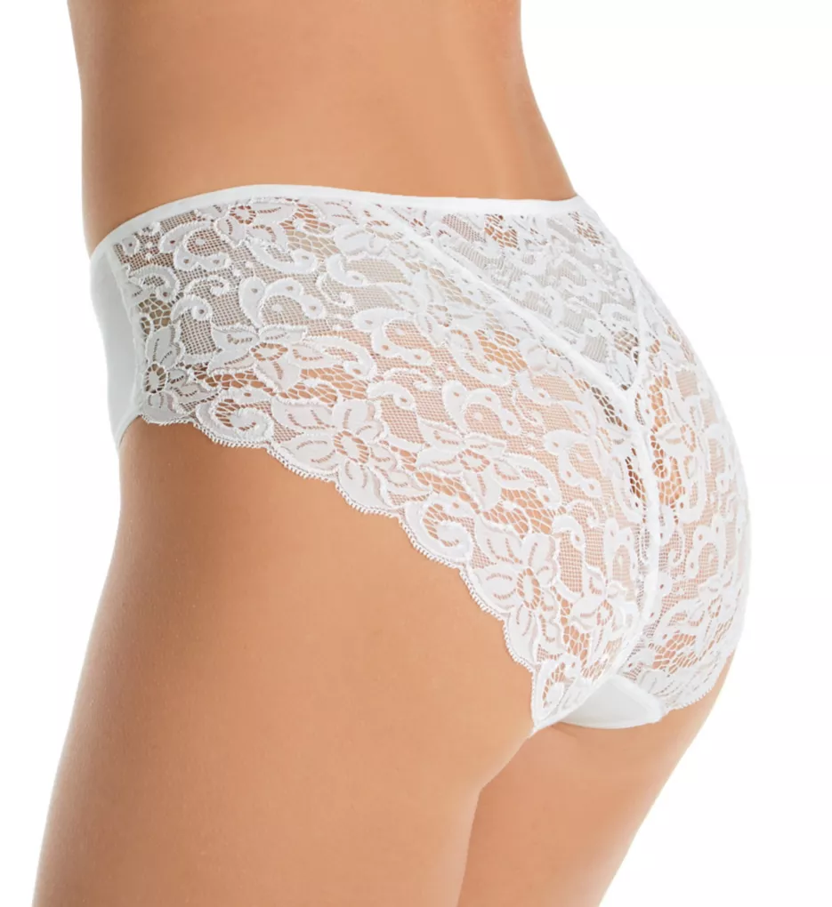 Luxury Moments Hi Cut Brief Panty White XS