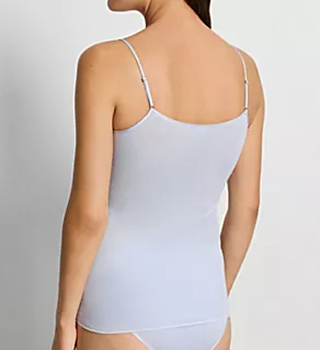 Cotton Seamless V-Neck Camisole Blue Dove XL