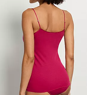 Cotton Seamless V-Neck Camisole Light Sangria XL