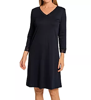 Moments 3/4 Sleeve Gown Black XL