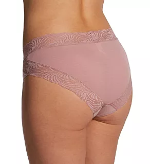 Cotton Delight Hi-Cut Brief Panty Woodrose XL