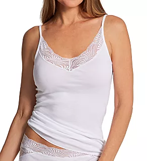 Cotton Delight Spaghetti Camisole White XS