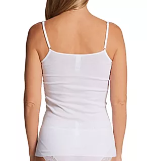 Cotton Delight Spaghetti Camisole White XS