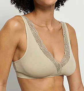 Cotton Delight Soft Cup Bra Olive Stem L