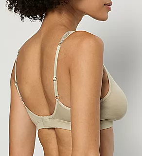 Cotton Delight Soft Cup Bra Olive Stem L