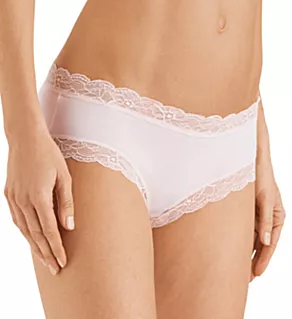 Cotton Lace Hipster Panty Powder XS