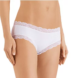 Cotton Lace Hipster Panty White XS