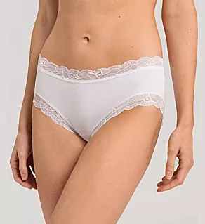 Cotton Lace Hipster Panty White XS