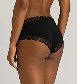 Cotton Lace Hipster Panty Black XS