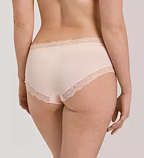 Cotton Lace Hipster Panty Powder S