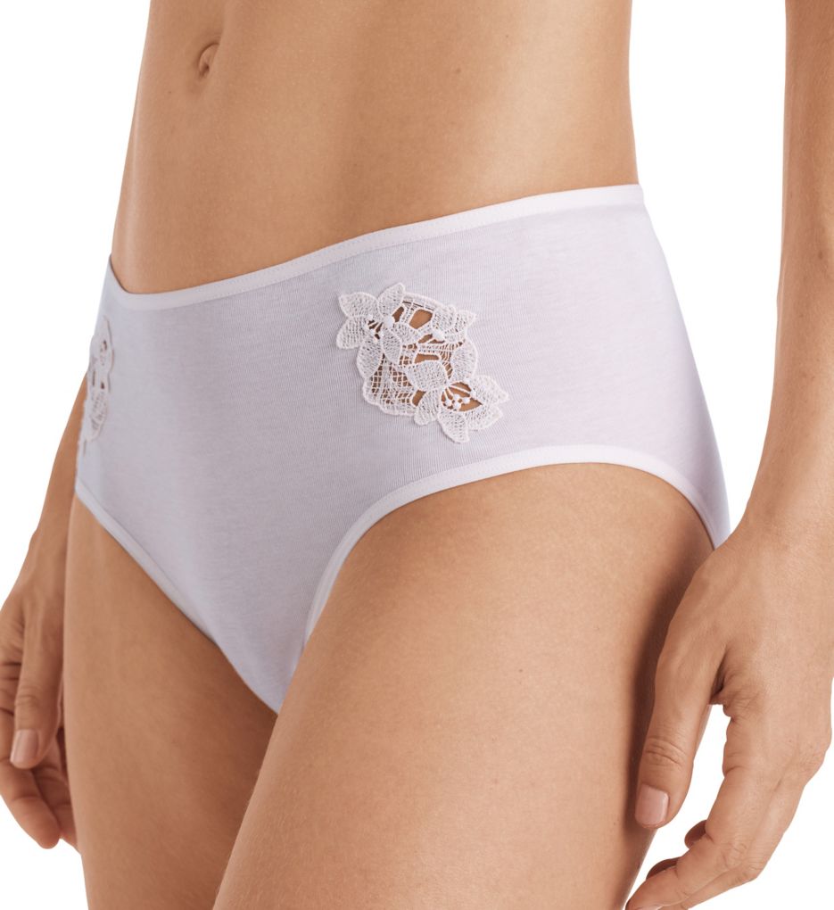 Hanro (2442368) -- Hanro 72917 Dorea Full Brief Panty (Rosewater M)