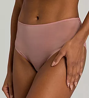 Clia Hi Cut Brief Panty Copper Dust XS