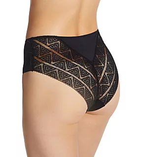 Clia Hi Cut Brief Panty Black XS