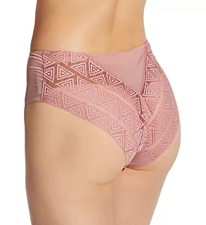 Clia Hi Cut Brief Panty Copper Dust XS