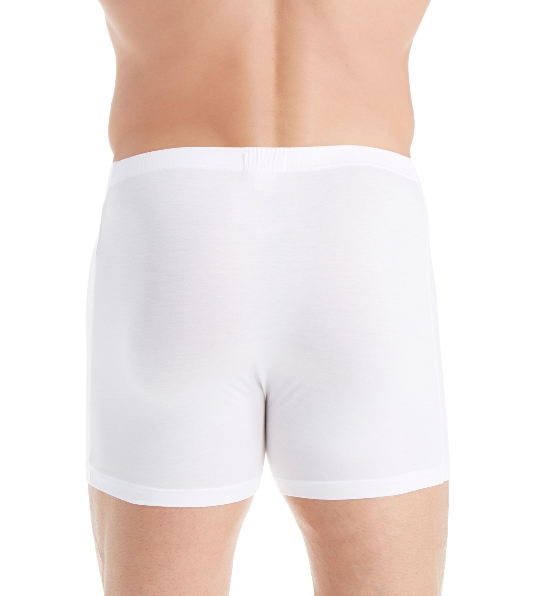 Hanro Cotton Sensation Boxer with Button Fly WHT L  - Image 2