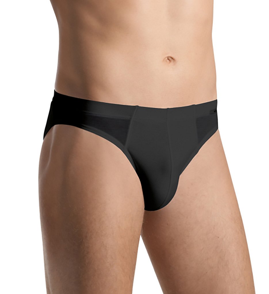 Hanro 73064 Cotton Sensation Briefs (Black)