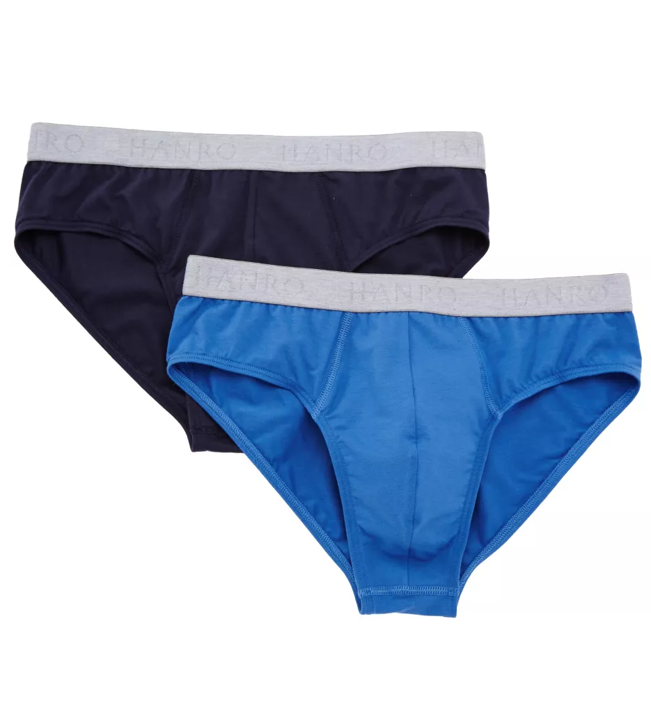 Essentials Cotton Stretch Briefs - 2 Pack RegInd L by Hanro