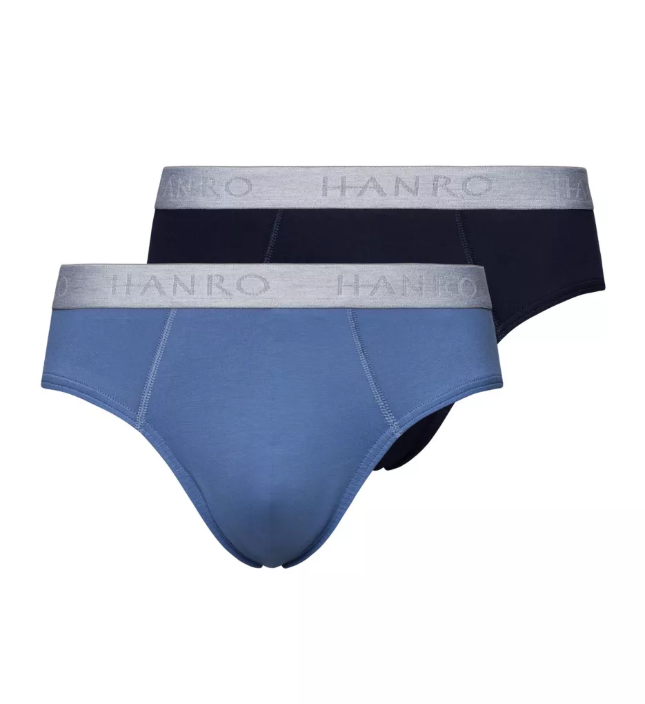 Cotton Essentials Brief - 2 Pack Windy Blue/Deep Navy 2XL