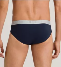 Cotton Essentials Brief - 2 Pack Light Melange/Blue 2XL