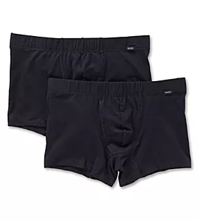 Essentials Cotton Stretch Boxer Briefs - 2 Pack BLK 2XL