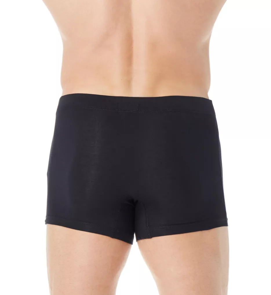 Hanro Cotton Essentials Boxer Brief (Black) Men's Underwear