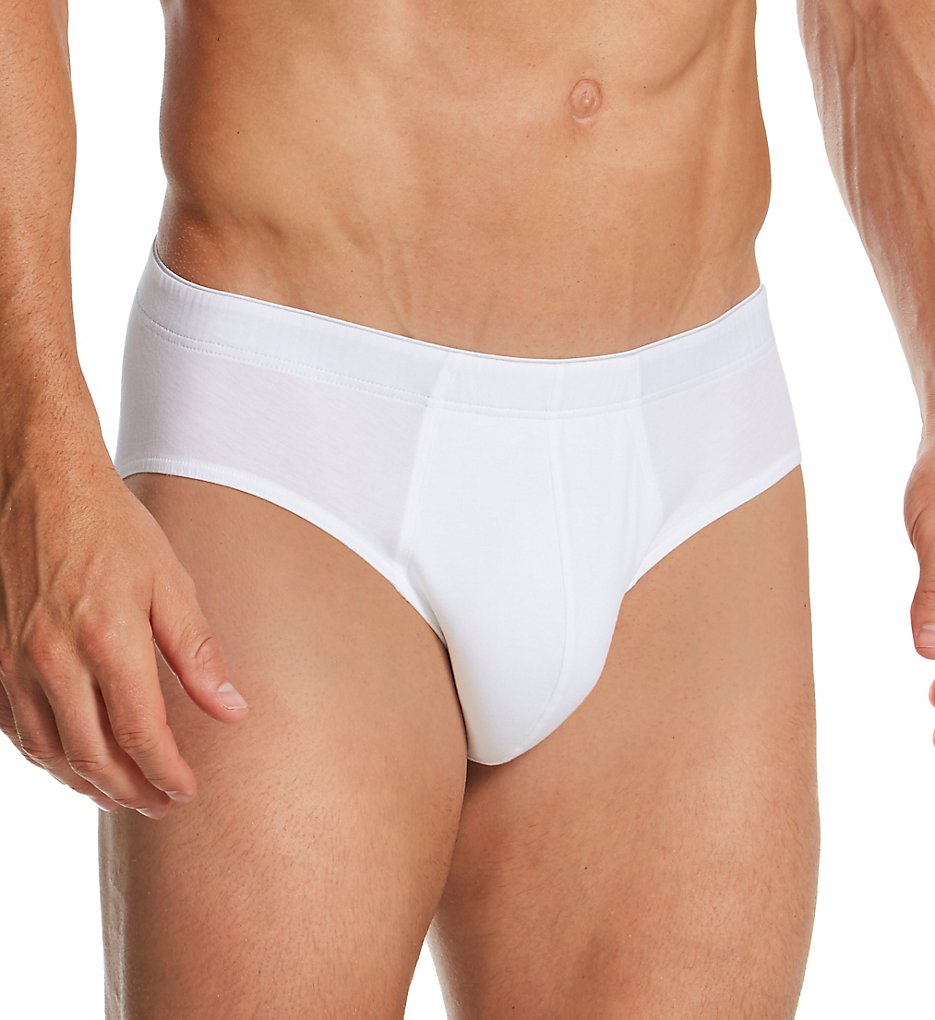 Hanro 73085 Cotton Superior Briefs (White)